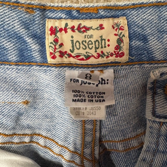 Vintage For Joseph Americana Jeans Made in USA 80s 90s Denim - Picture 5 of 7